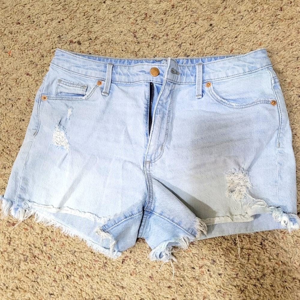 Universal Thread Jean High-Waist Cut-off Shorts, size 8